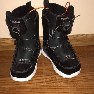 Woman’s snowboard boots